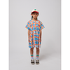 bobo choses geometric game all over woven dress offwhite