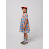 bobo choses geometric game all over woven dress offwhite