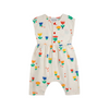 bobo choses garden party all over woven overall offwhite