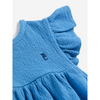 bobo choses morning egg ruffle baby dress blue