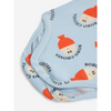 bobo choses morning egg all over baby body light blue