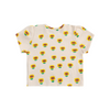 bobo choses sunflower all over balloon sleeve baby t-shirt beige