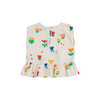 bobo choses garden party all over woven baby blouse multicolor