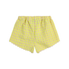 bobo choses vichy ruffle woven baby shorts multicolor