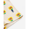 bobo choses sunflower all over short baby leggings beige