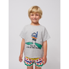 bobo choses a day at the beach t-shirt heather gray