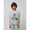 bobo choses a day at the beach t-shirt heather gray