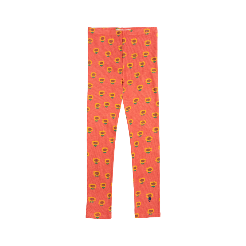 bobo choses sunflower all over leggings red