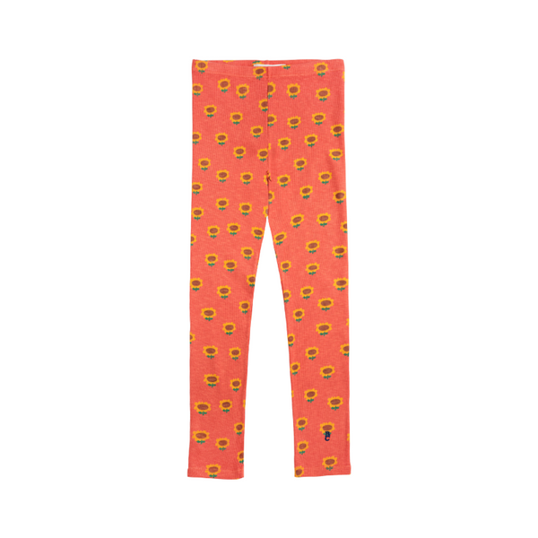 bobo choses sunflower all over leggings red