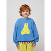 bobo choses hug me bear sweatshirt light blue