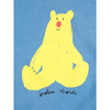 bobo choses hug me bear sweatshirt light blue