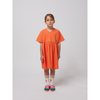 bobo choses vichy woven dress fuchsia