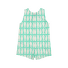 bobo choses lucky fish all over woven baby playsuit light green