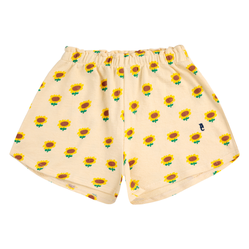 bobo choses sunflower all over shorts offwhite