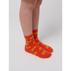 bobo choses sunflower all over short socks red