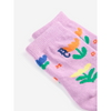 bobo choses garden party all over short socks lavender