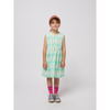 bobo choses lucky fish all over sleeveless dress light green