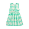 bobo choses lucky fish all over sleeveless dress light green