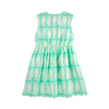 bobo choses lucky fish all over sleeveless dress light green