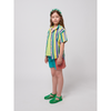 bobo choses multicolor stripes terry cloth shirt offwhite