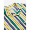 bobo choses multicolor stripes terry cloth shirt offwhite