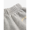 bobo choses knee patches baby jogging pants heather gray