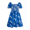 mini rodini sailing boats aop woven smock dress blue