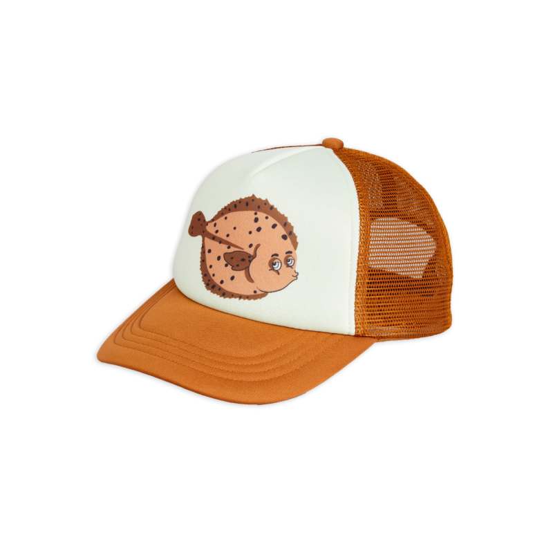 mini rodini flundra sp trucker cap brown