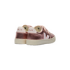 veja small v-12 chromefree leather nacre lassi metallic pink