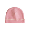 gray label baby beanie cherry/cream