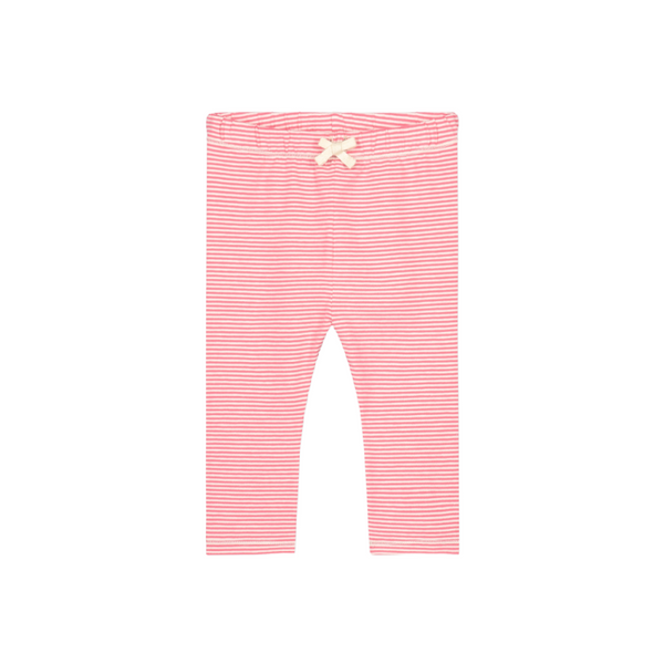 gray label baby leggings cherry/cream