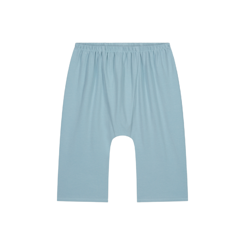 gray label baby pants with frontseams sky