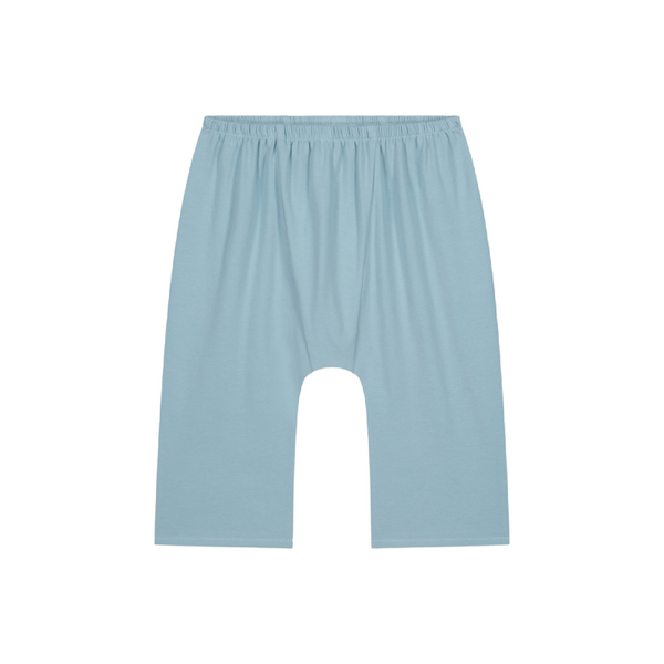 gray label baby pants with frontseams sky