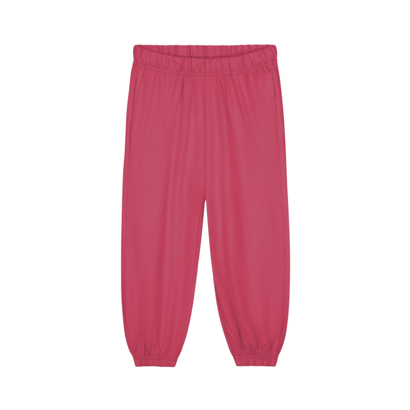 gray label pull-on jersey trousers cherry