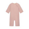 gray label baby suit faded pink