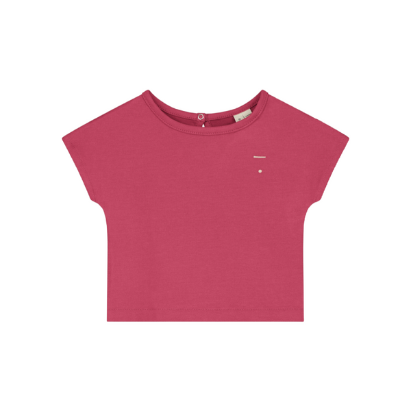 gray label baby top cherry