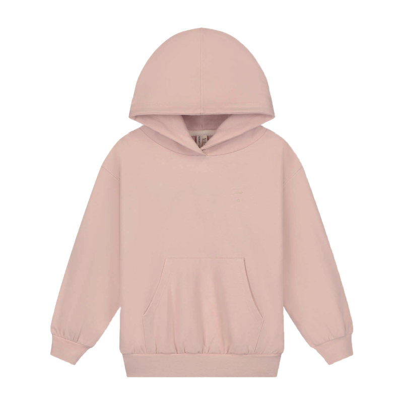 gray label hoodie faded pink