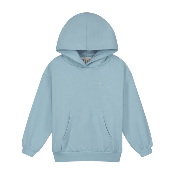 gray label hoodie sky