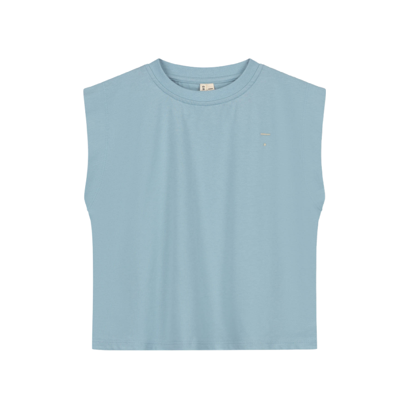 gray label muscle tee sky