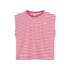 gray label muscle tee cherry/off white