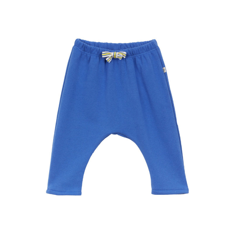 arsene & les pipelettes baby knit jogger cobalt