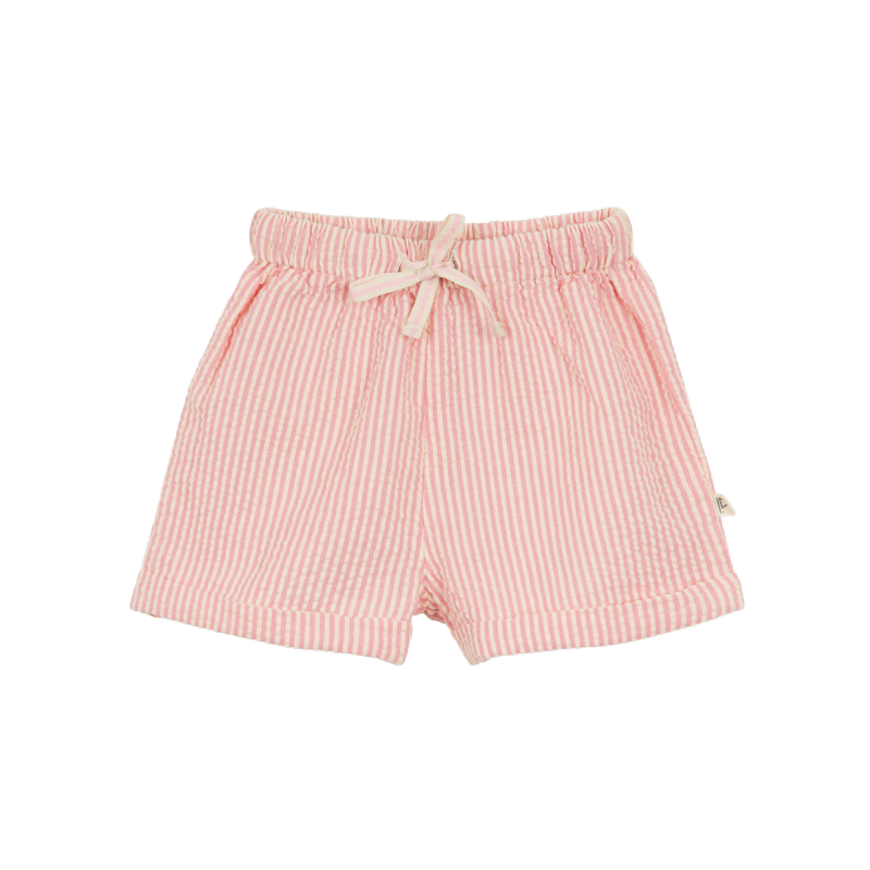 arsene & les pipelettes baby shorts mini stripes rose