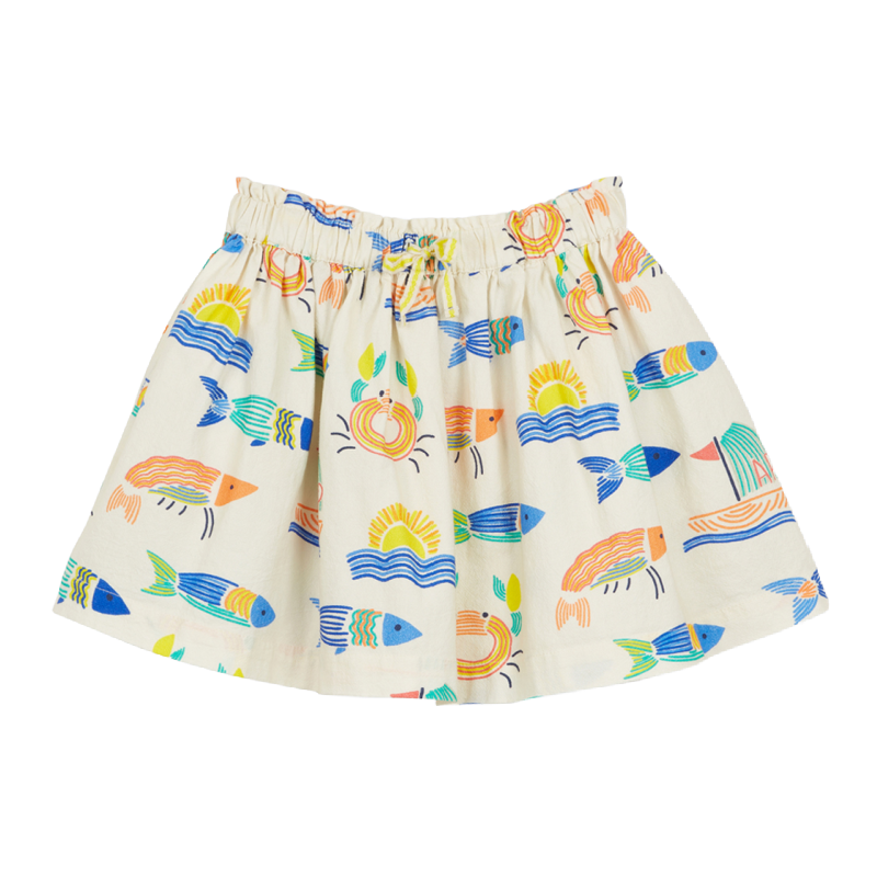 arsene & les pipelettes skirt ocean