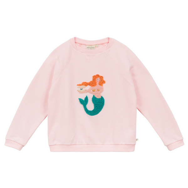 arsene & les pipelettes sweatshirt mermaid