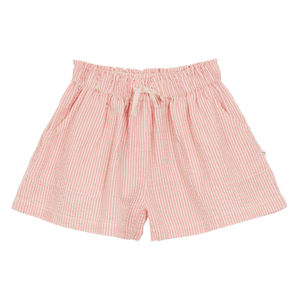 arsene & les pipelettes shorts mini stripes rose