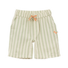 arsene & les pipelettes bermuda shorts deckchair stripes sage