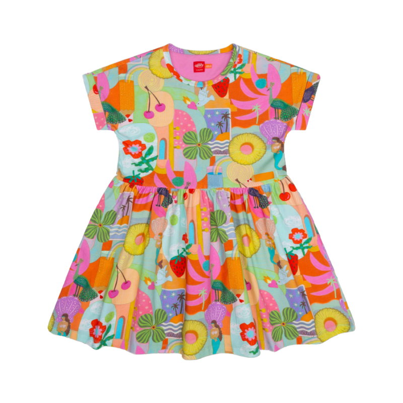 oilily dipp dress fiesta fruit