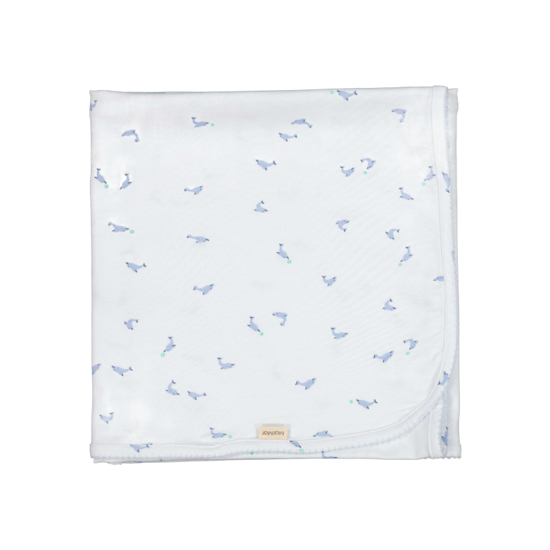 marmar copenhagen alida baby blanket dolphin