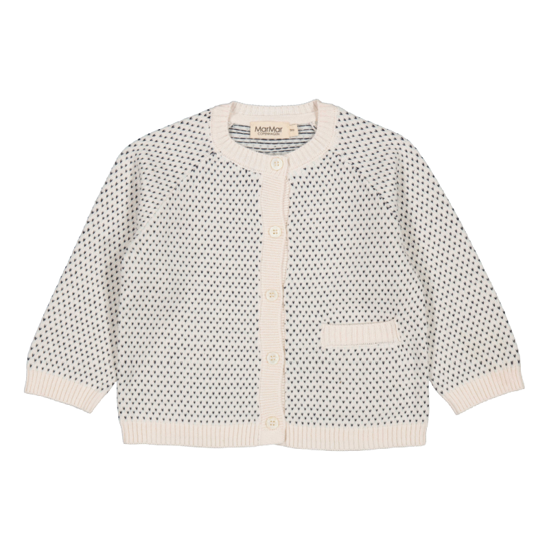 marmar copenhagen taki baby cardigan light sand mix