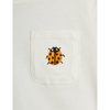 mini rodini ladybug pocket t-shirt offwhite